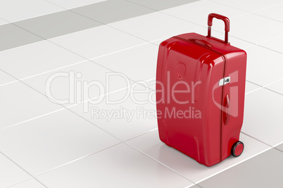 Red travel bag