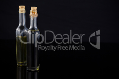 Olive oil and balsamic vinegar in bottle