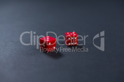 Close-up of red dices