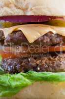 Close-up of hamburger