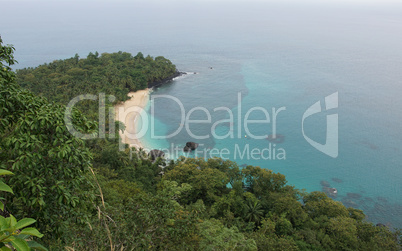 Banana Beach auf Principe Island, Sao Tome und Principe, Afrika