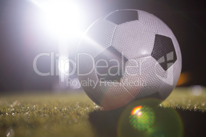 Close-up of soccer ball