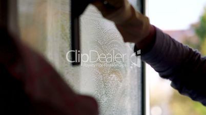 Cleaning Windows - Swipe - Spring Time