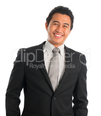 Cheerful Southeast Asian businessman