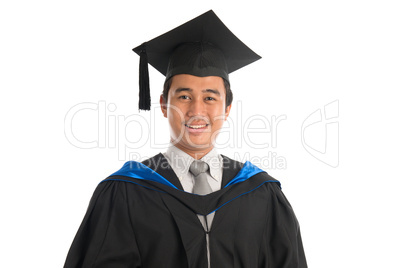 University student graduation portrait