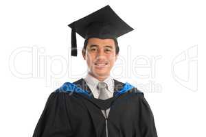 University student graduation portrait