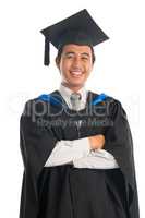 University student portrait in graduation day