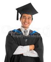 Happy university student graduation