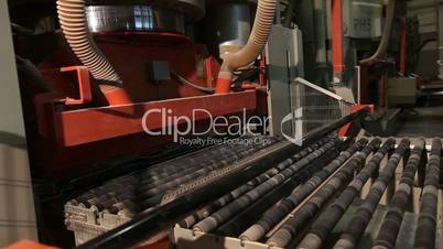 Manufacture of ceramic tiles, Automated line for the production of ceramic tiles