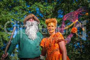 fairy and bearded man