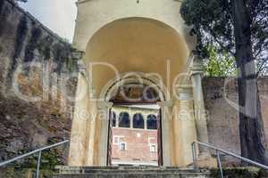 San Saba basilica church in Rome, Italy