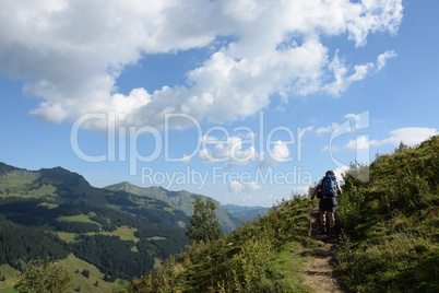 Aufstieg zum Zafernhorn