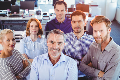 Portrait of business team at office