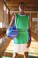 Portrait of basketball player