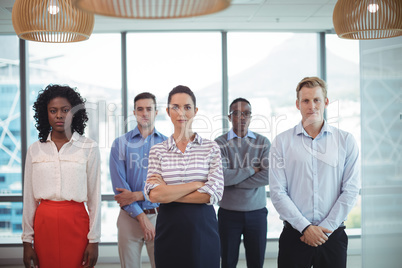 Portrait of business colleagues at office