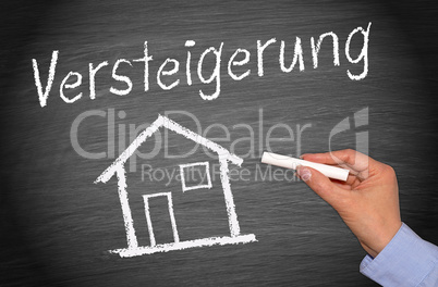 Versteigerung Immobilie, Haus Zwangsversteigerung