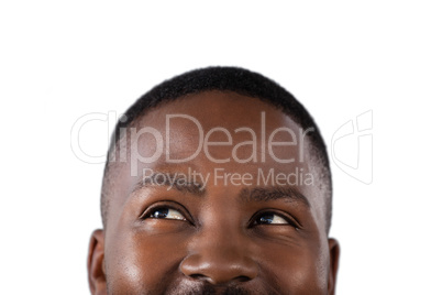 Man against white background Man against white background