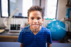 Portrait of smiling boy