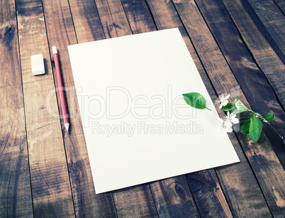 Bank stationery template