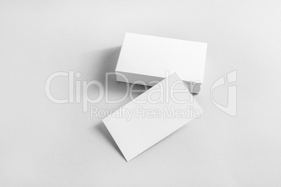 Blank business cards