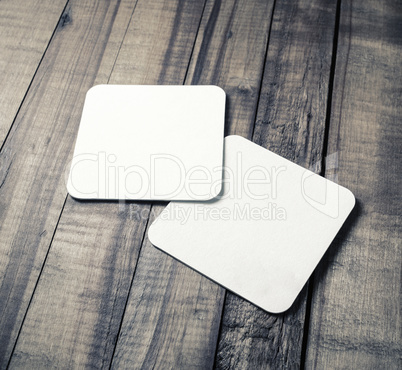 Square beer coasters
