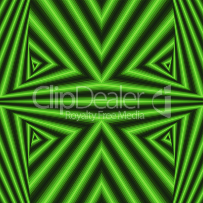 Abstract geometric pattern in green colors