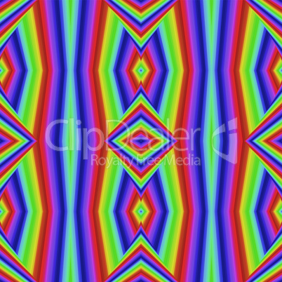 Abstract geometric pattern in spectrum colors