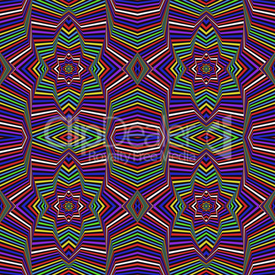 Abstract geometric multicolor pattern
