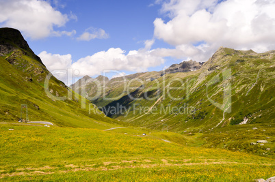 The Silvretta massif in the Central Eastern