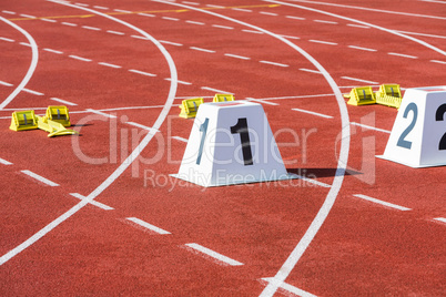 running track start line