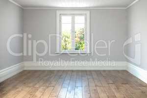 3d render - empty scandinavian room