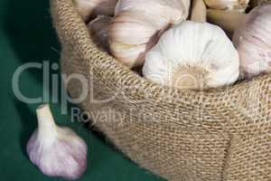 Garlic in a bag