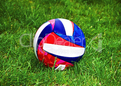 Ball in the grass