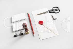 Blank stationery set