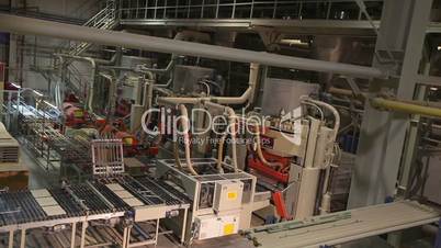 Industrial interior, modern factory, Interior of a modern factory, processing