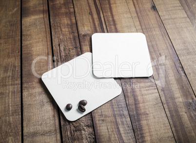 Blank beer coasters