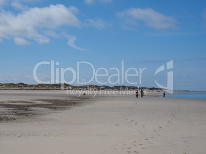 Strand von Amrum, Insel in der Nordsee