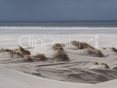 Strand von Amrum, Insel in der Nordsee