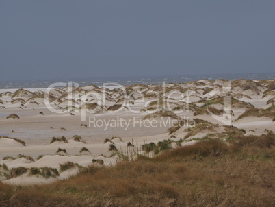 Strand von Amrum, Insel in der Nordsee Strand von Amrum, Insel in der Nordsee