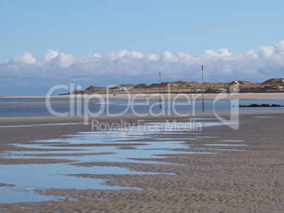 Strand von Amrum, Insel in der Nordsee