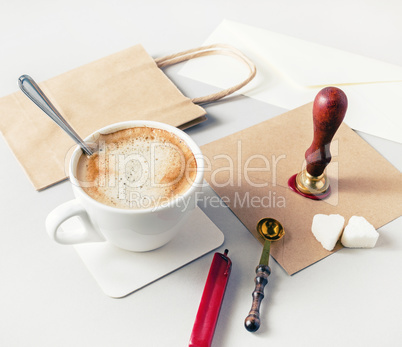 Still life with stationery