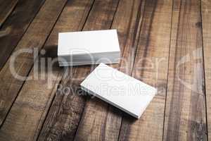 Blank business cards