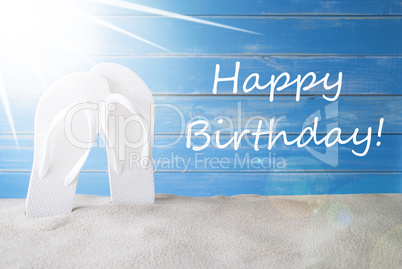 Sunny Summer Background, Text Happy Birthday