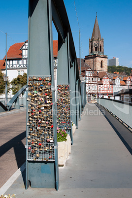 Lock on the bridge