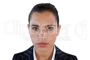 Close up portrait of young businesswoman