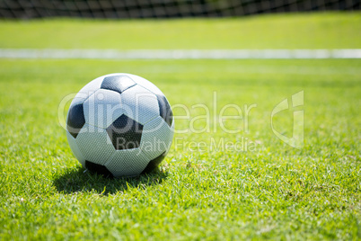 Close up of soccer ball