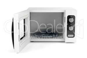 Open microwave oven