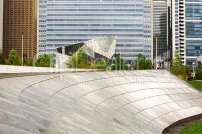 Climbing Wall at Maggie Daley Park in Chicago