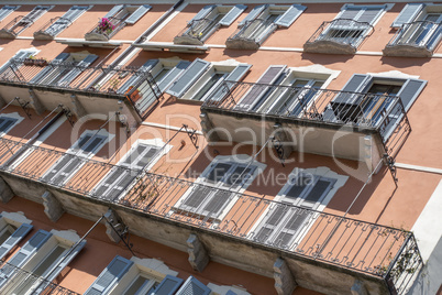 Fassade in Verbania, Italien