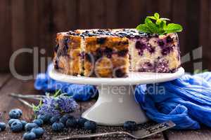 Blueberry cheesecake